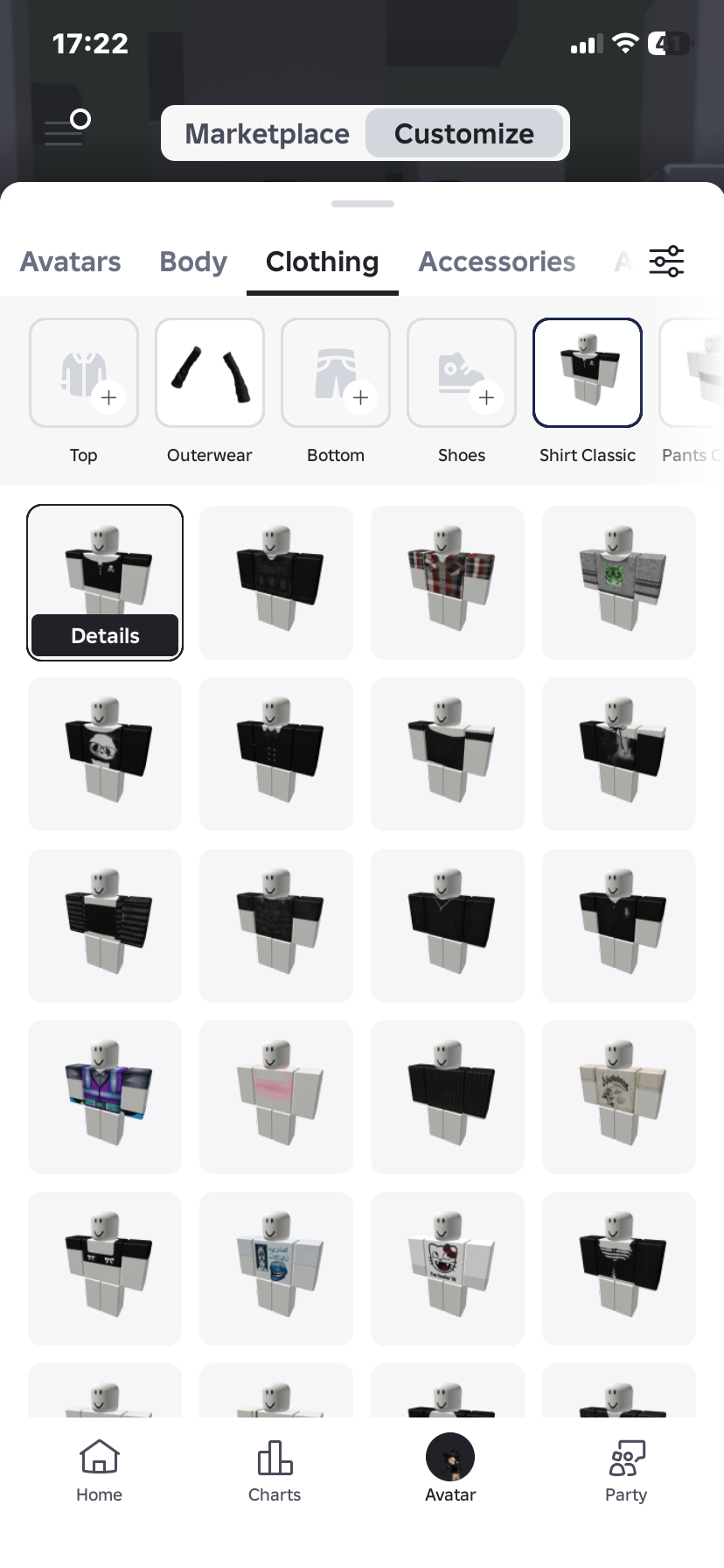 продажа аккаунта к игре Roblox