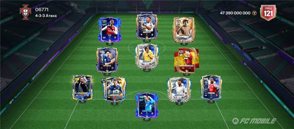 продажа аккаунта к игре FIFA Mobile