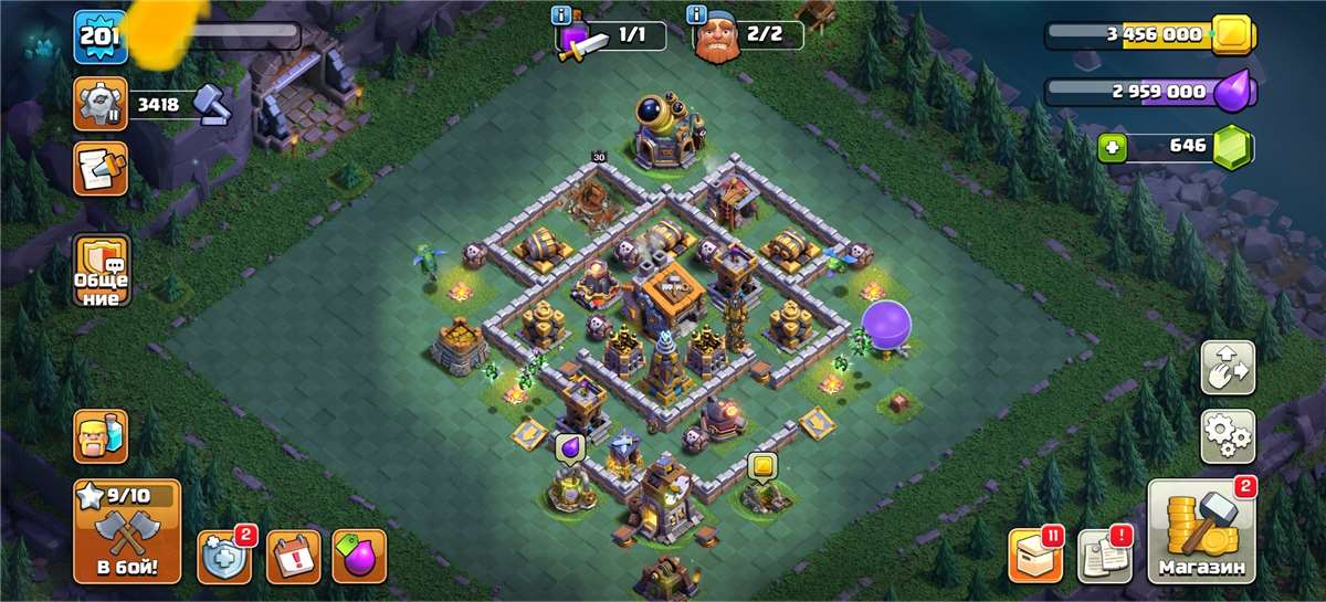 продажа аккаунта к игре Clash of Clans