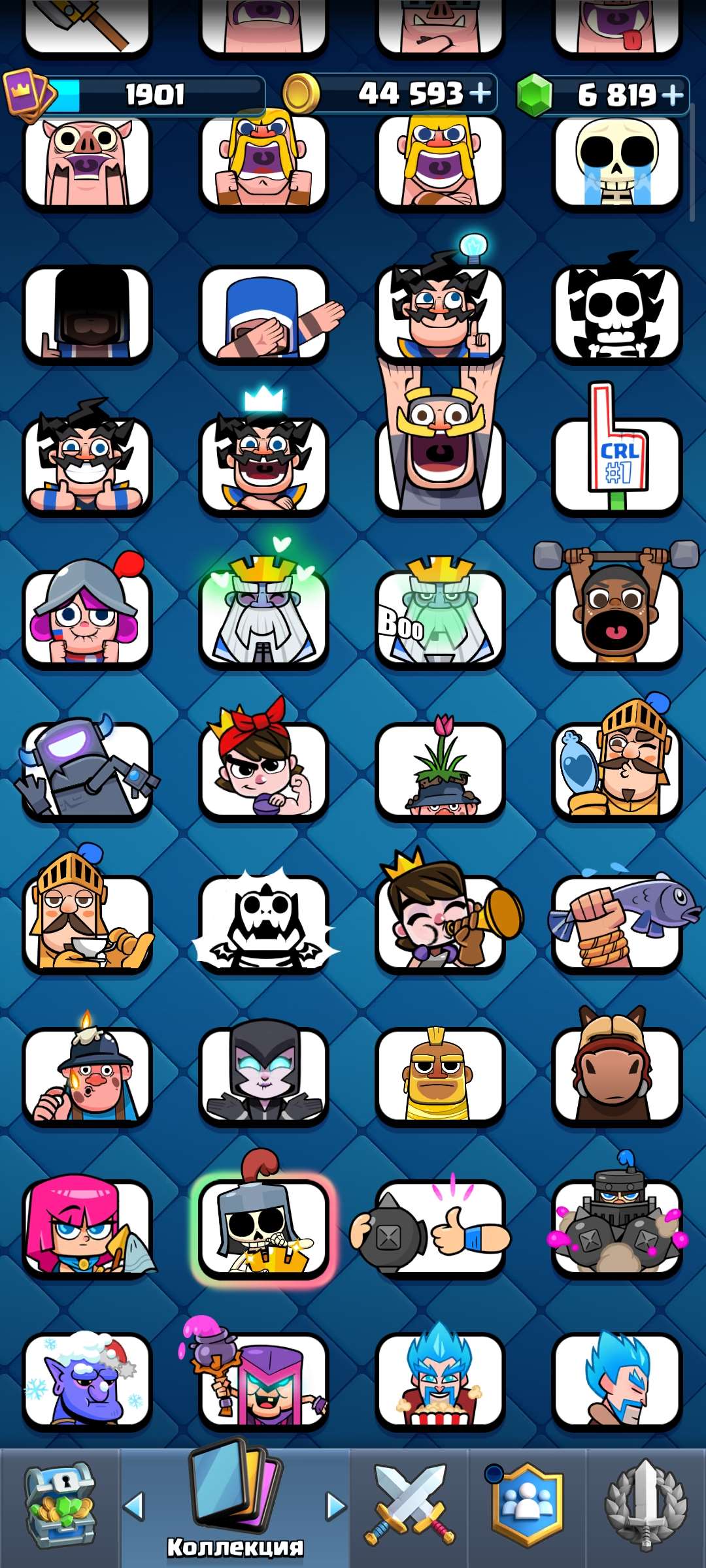 продажа аккаунта к игре Clash Royale