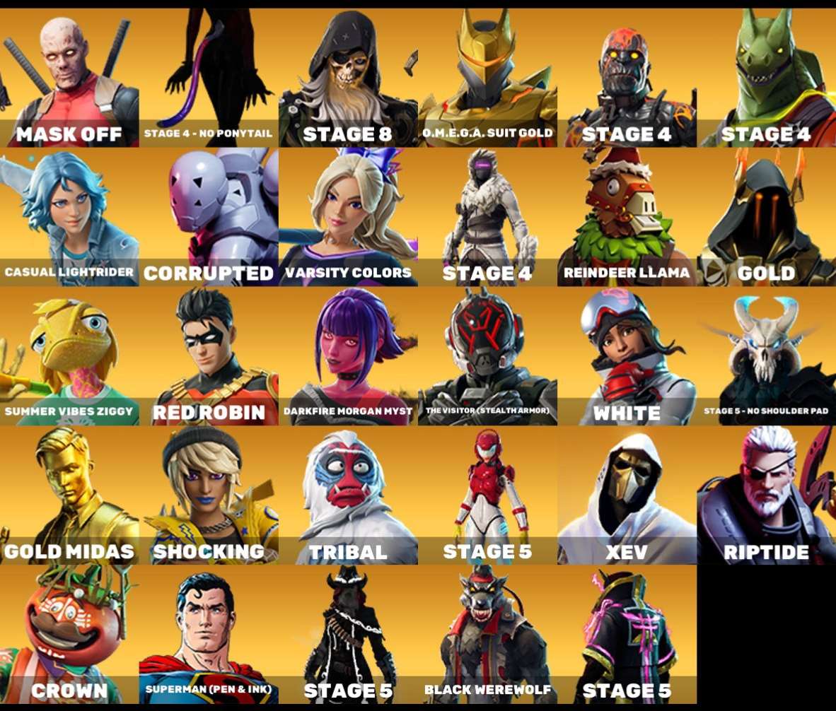 продажа аккаунта к игре Fortnite