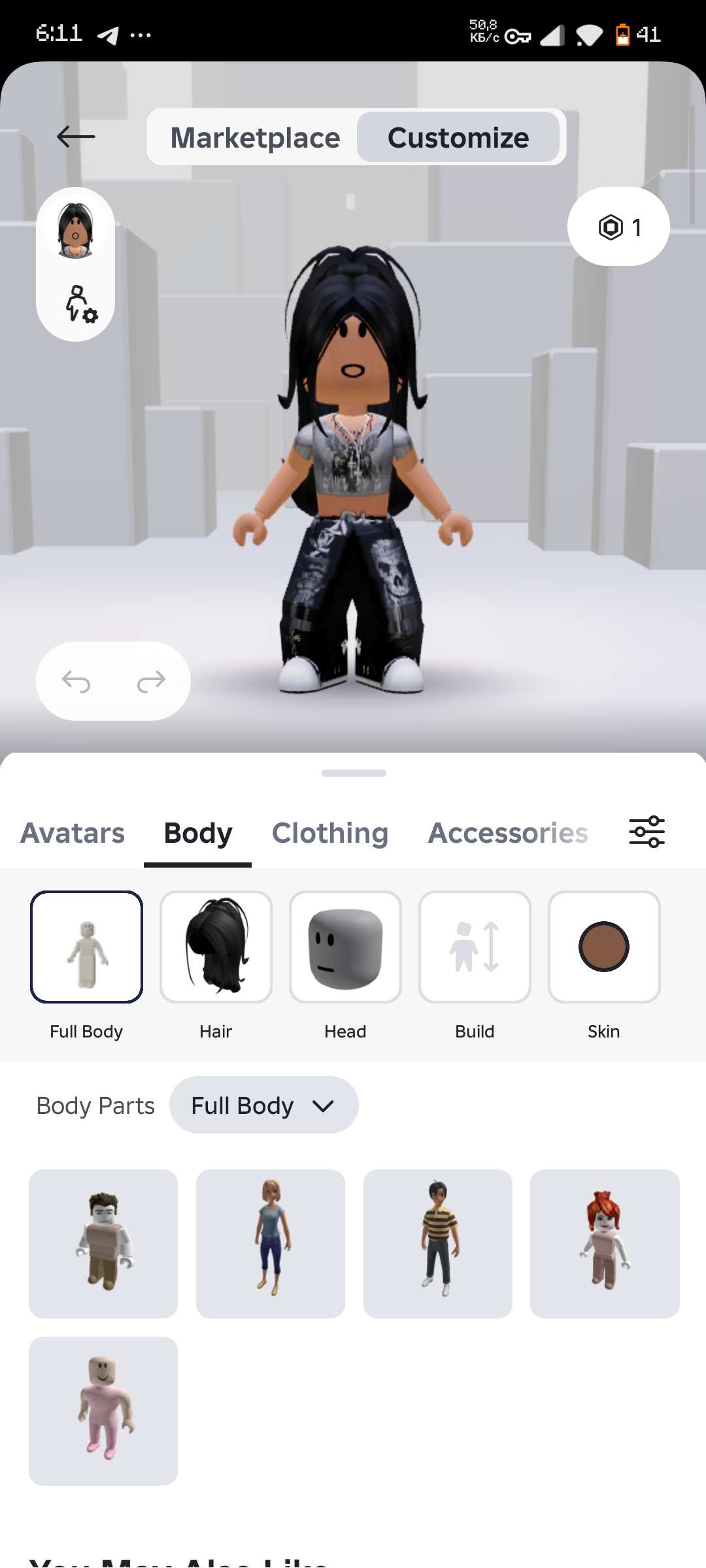 продажа аккаунта к игре Roblox