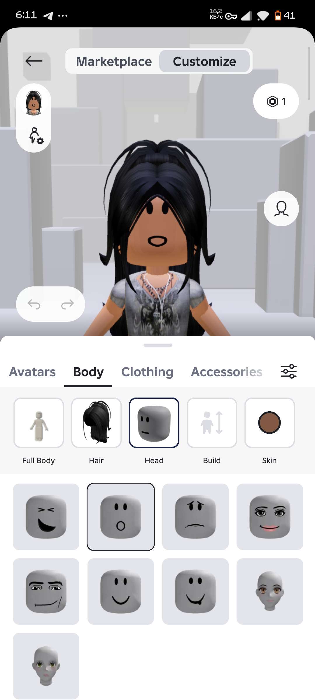продажа аккаунта к игре Roblox