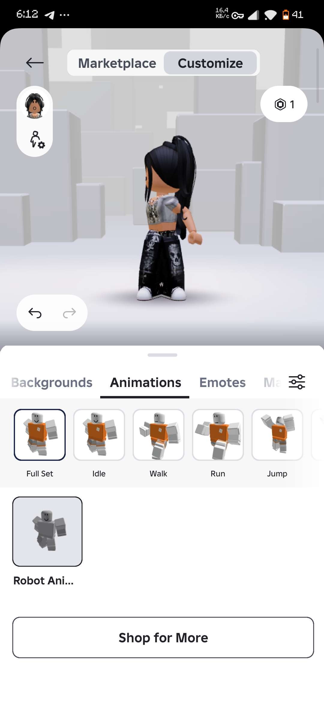 продажа аккаунта к игре Roblox