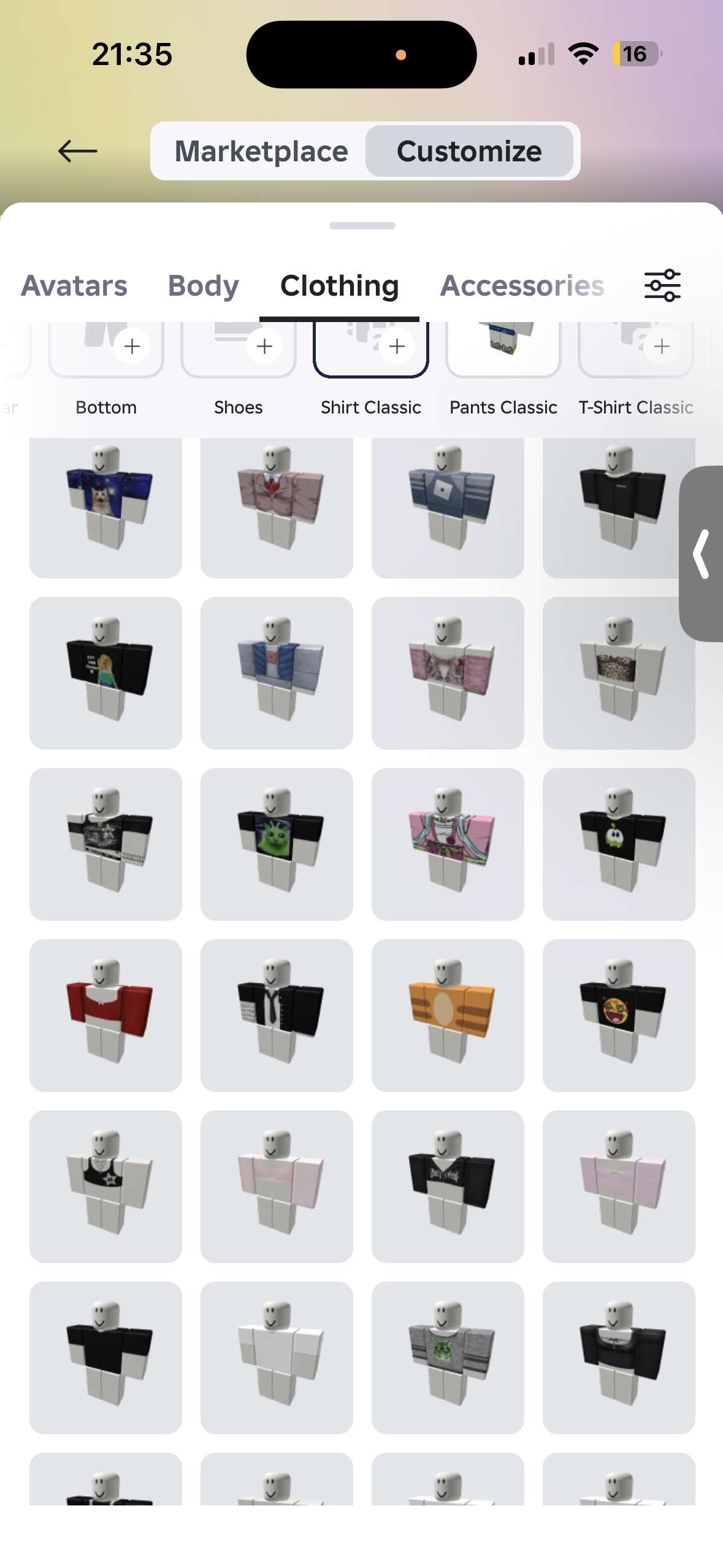продажа аккаунта к игре Roblox
