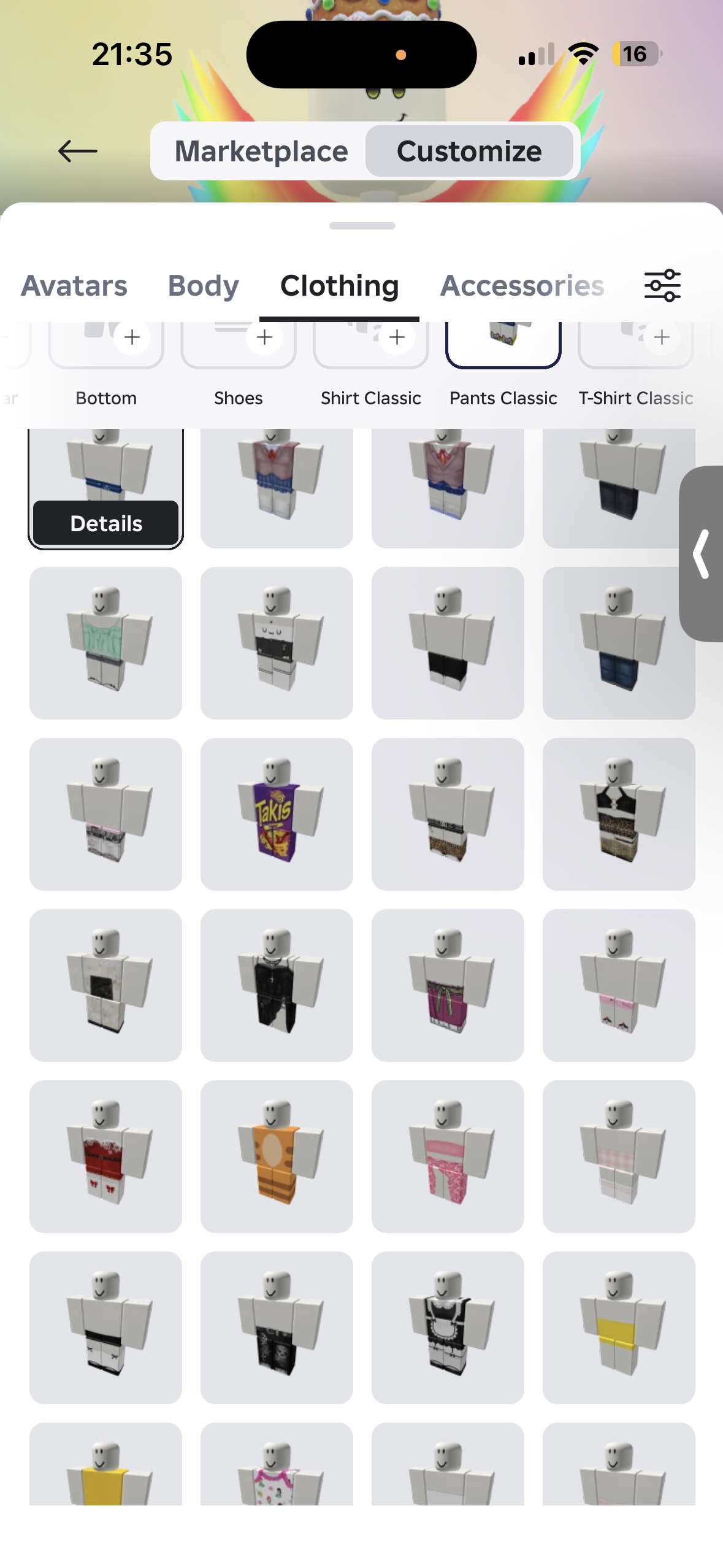 продажа аккаунта к игре Roblox