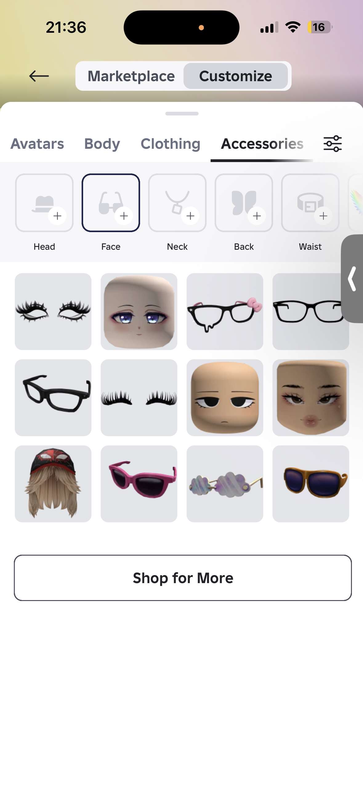 продажа аккаунта к игре Roblox