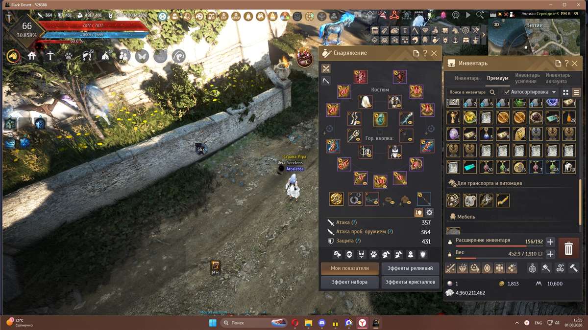 продажа аккаунта к игре Black Desert