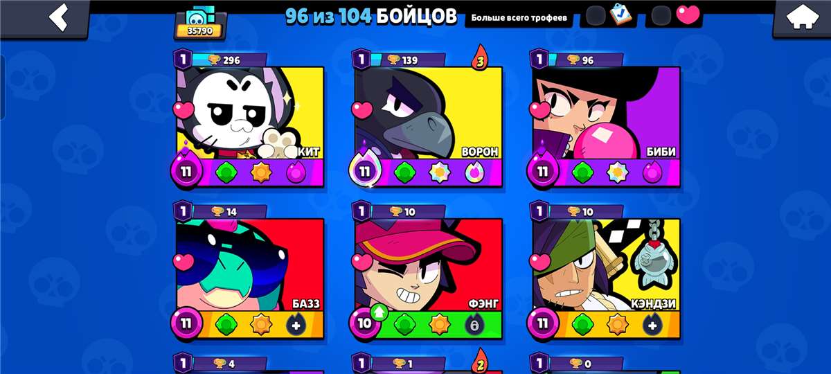 продажа аккаунта к игре Brawl Stars