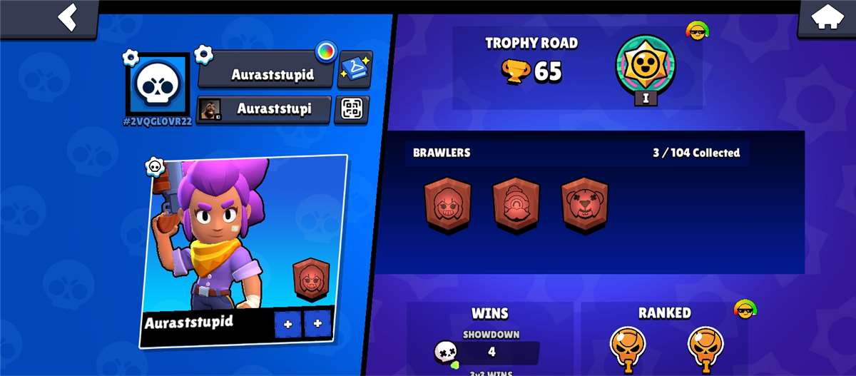продажа аккаунта к игре Brawl Stars