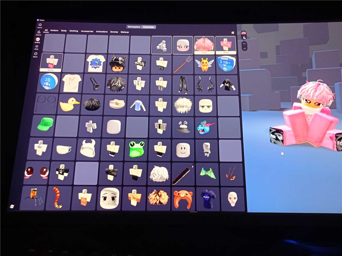 продажа аккаунта к игре Roblox