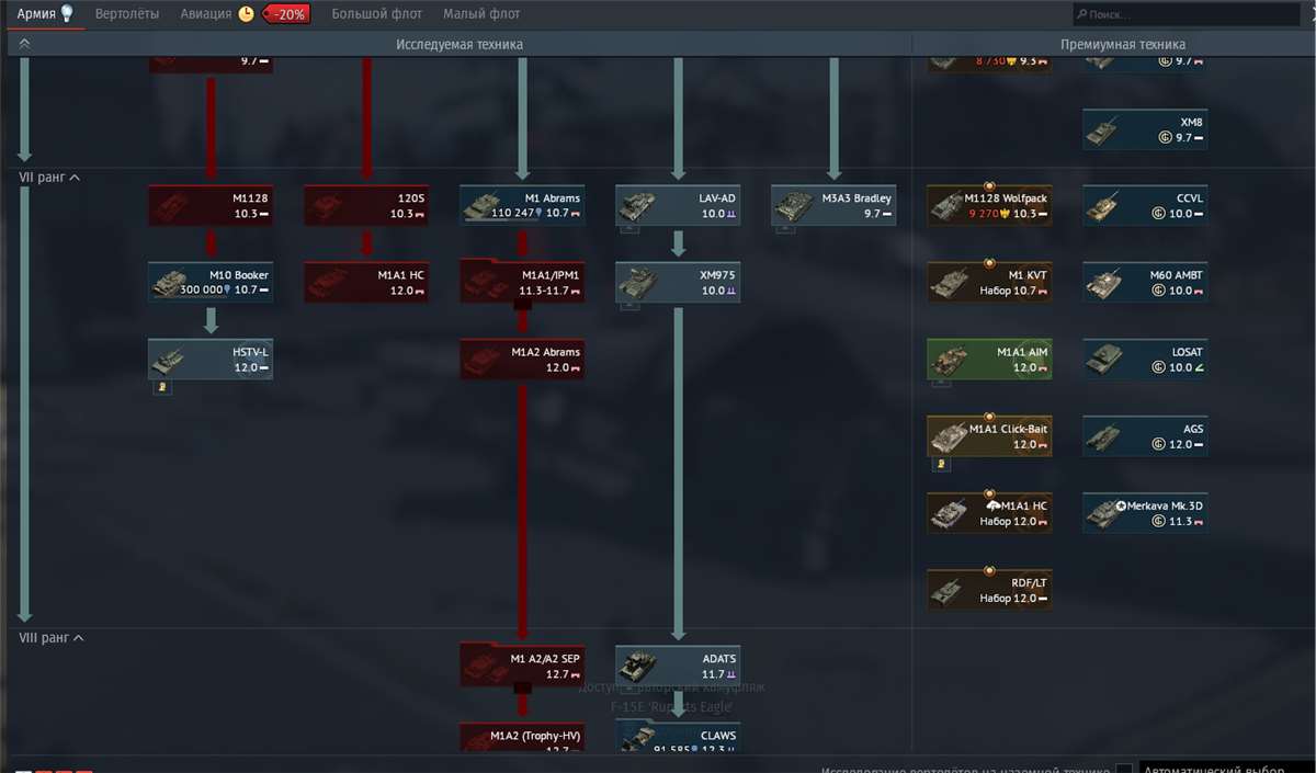 продажа аккаунта к игре War Thunder
