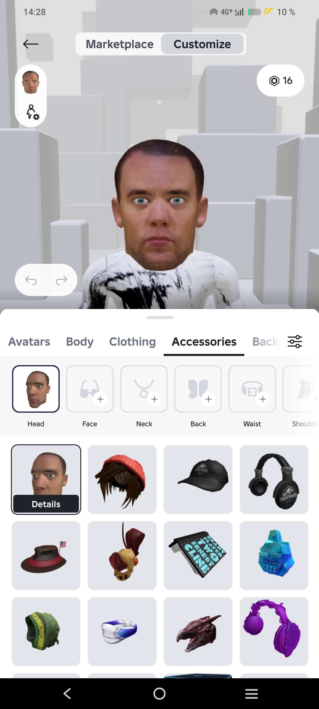 продажа аккаунта к игре Roblox