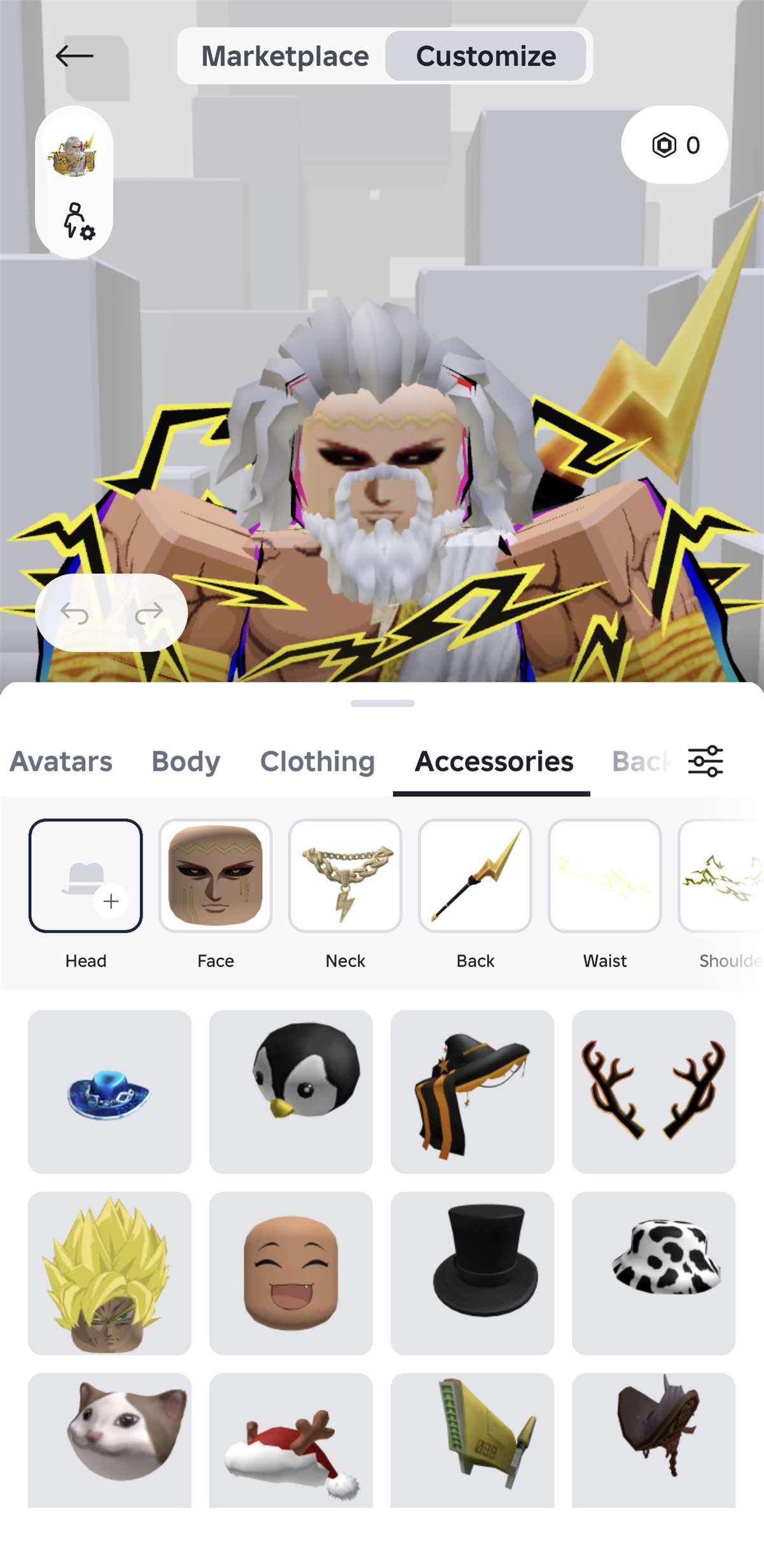 продажа аккаунта к игре Roblox