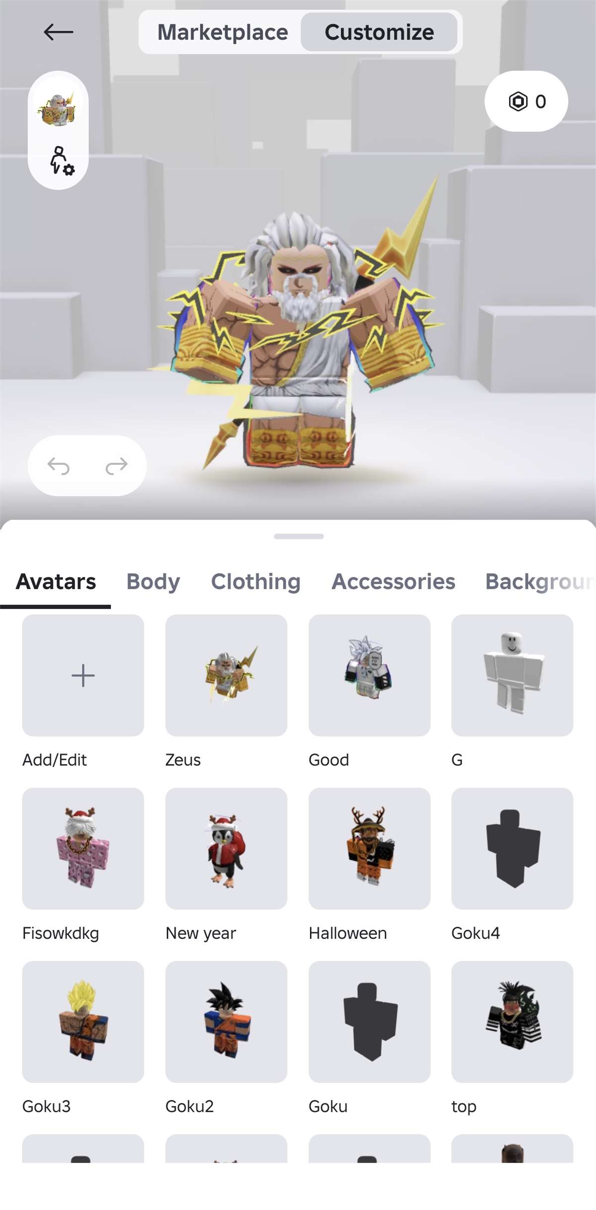 продажа аккаунта к игре Roblox