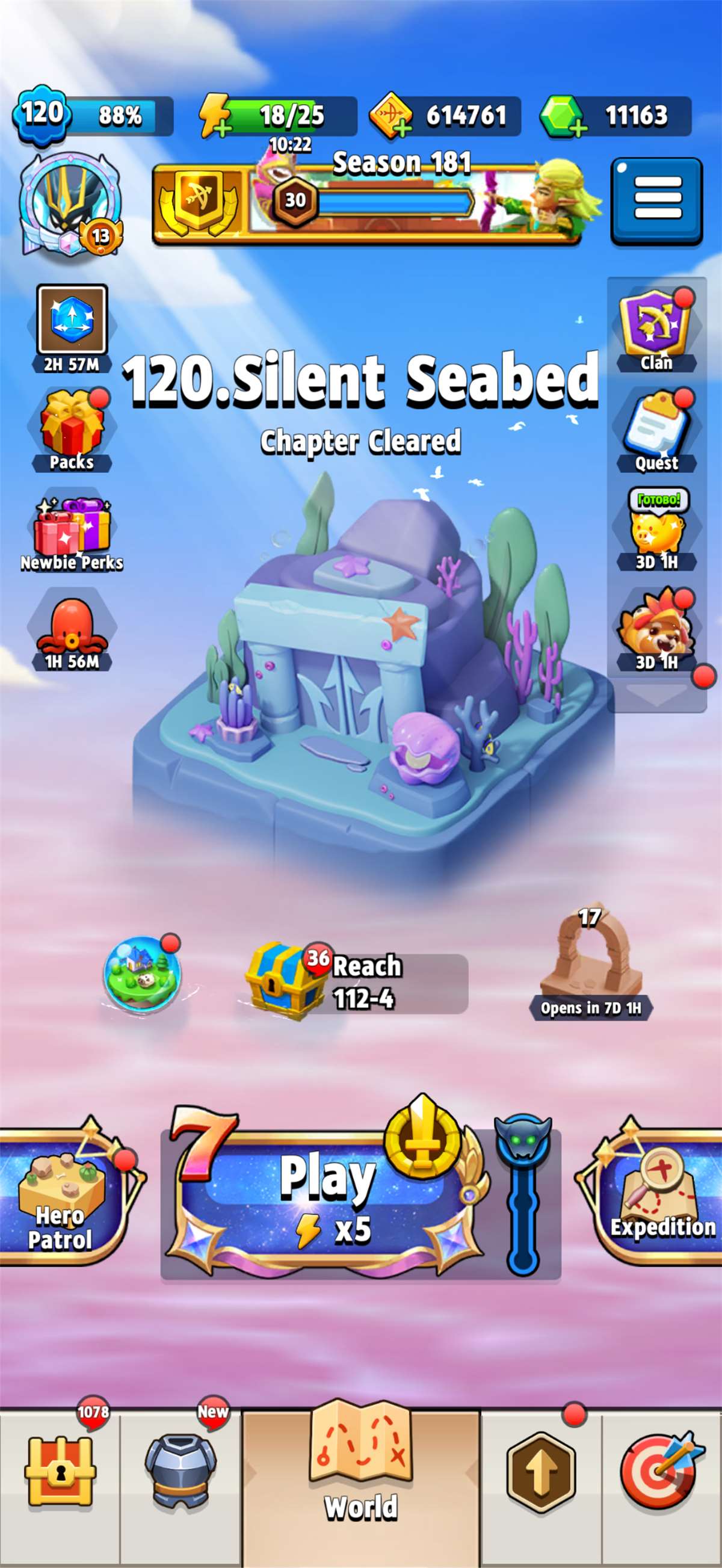 продажа аккаунта к игре Archero