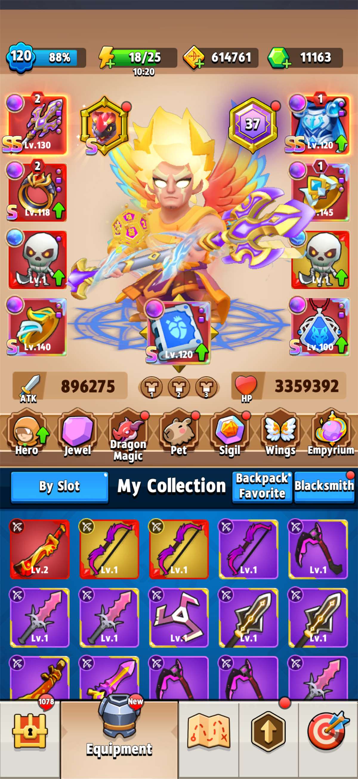 продажа аккаунта к игре Archero