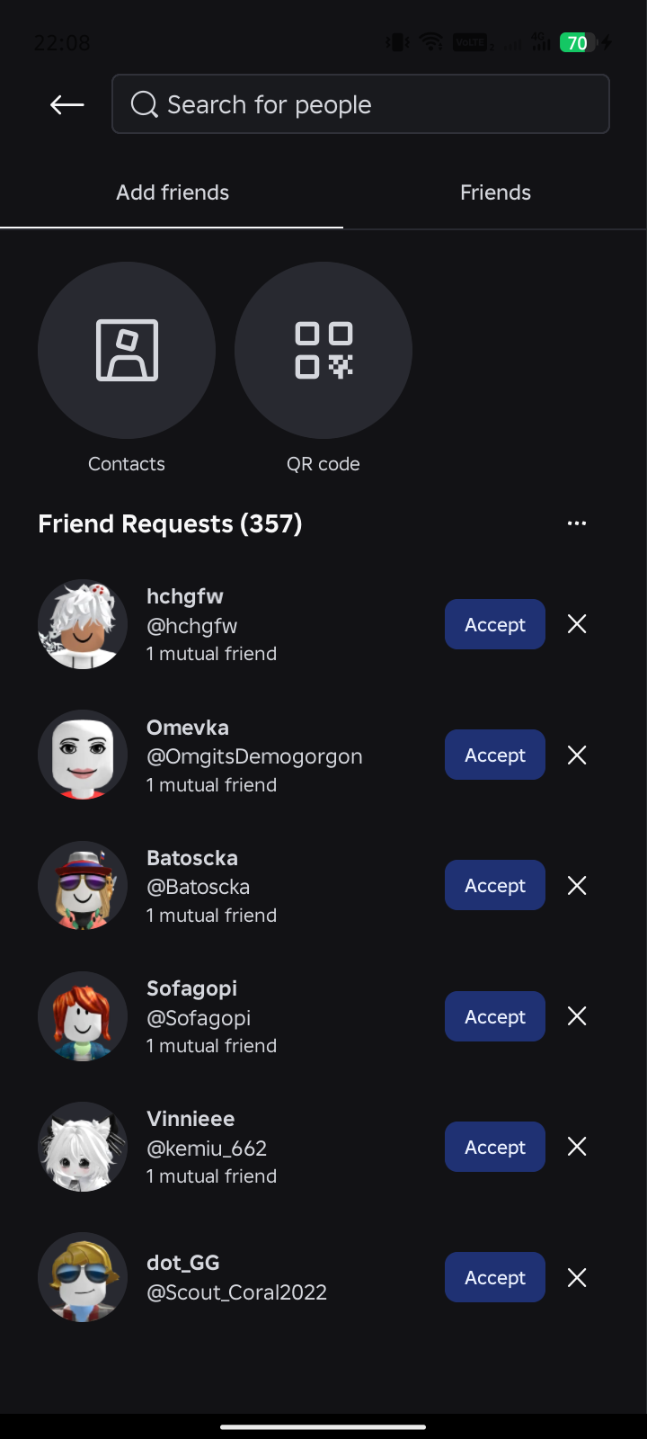 продажа аккаунта к игре Roblox