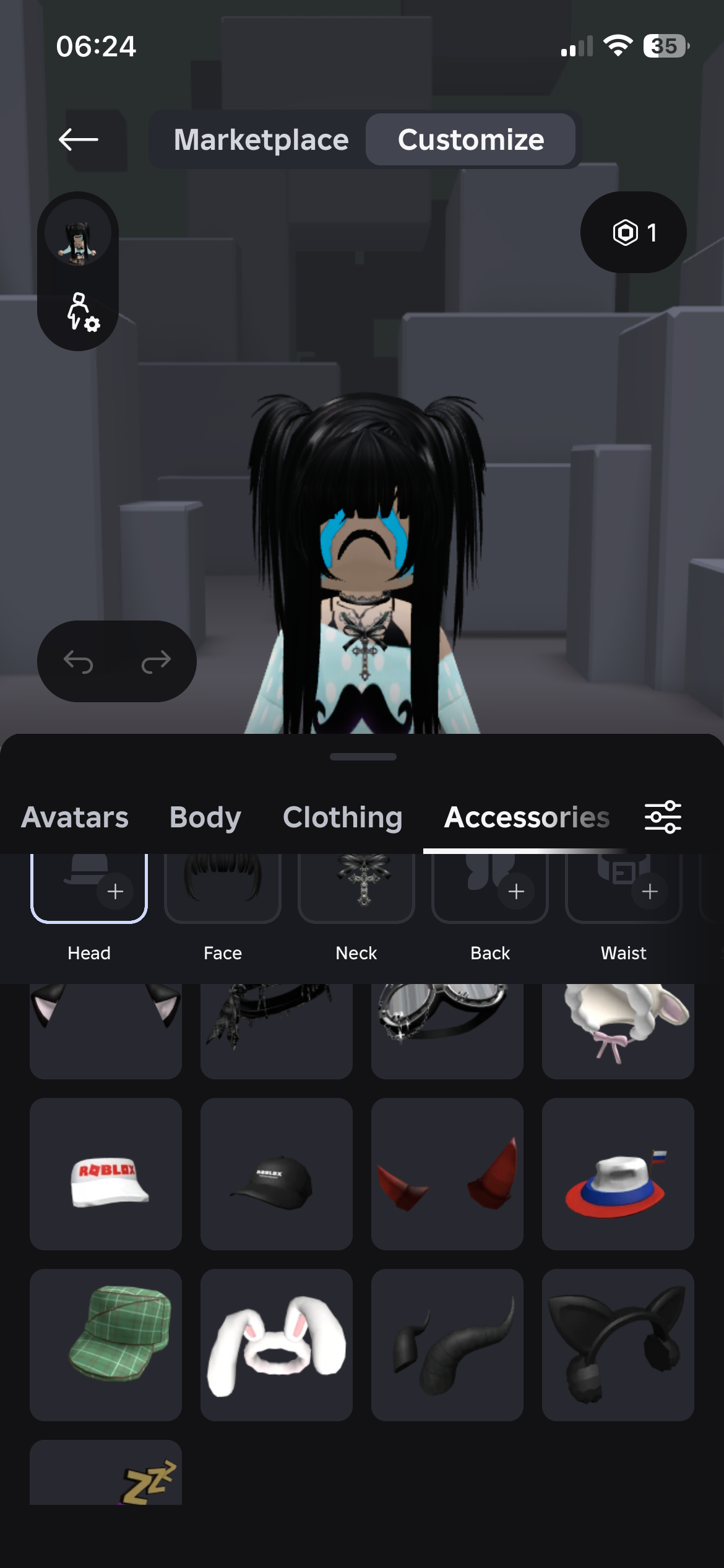 продажа аккаунта к игре Roblox