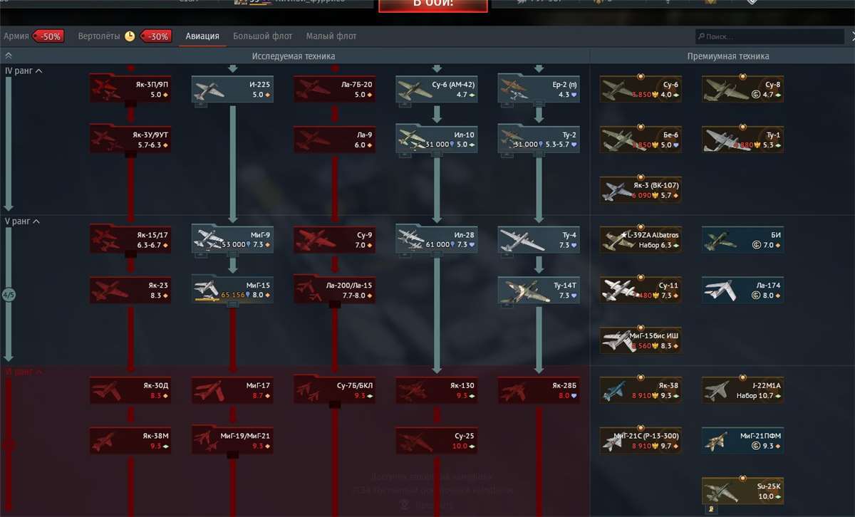продажа аккаунта к игре War Thunder