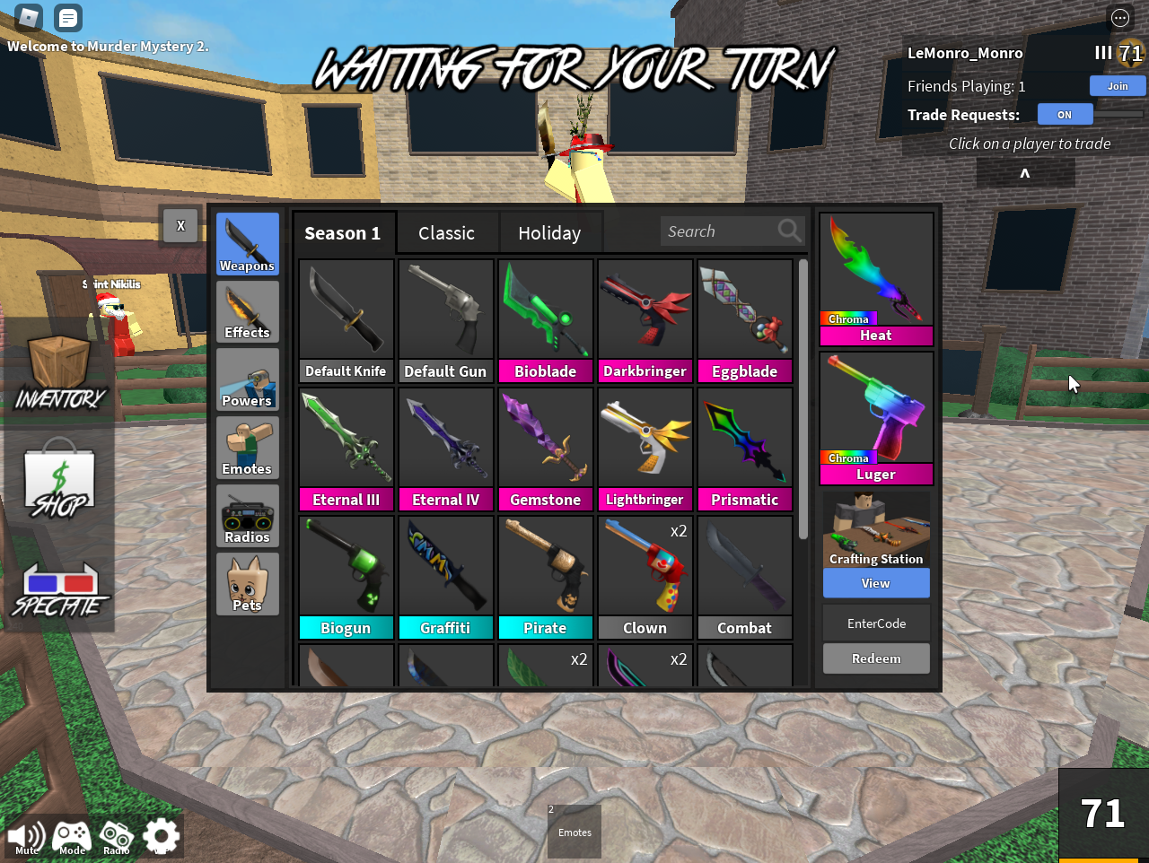 продажа предметов, вещей продажа ножей mm2 - Предметы, вещи в Roblox