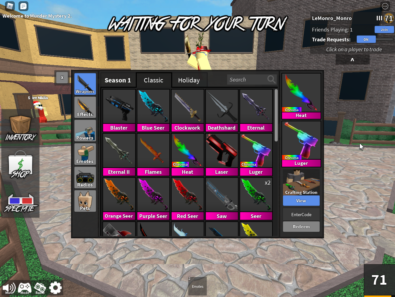 продажа предметов, вещей продажа ножей mm2 - Предметы, вещи в Roblox