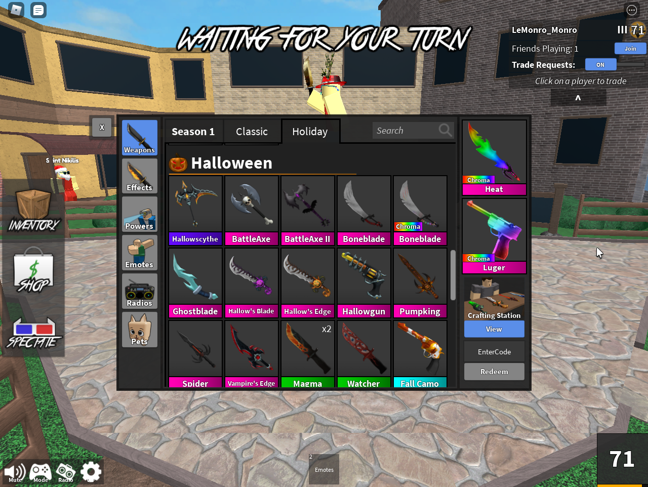 продажа предметов, вещей продажа ножей mm2 - Предметы, вещи в Roblox