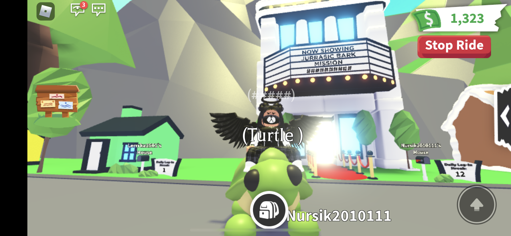 продажа предметов, вещей черепаха флай райд  - Предметы, вещи в Roblox