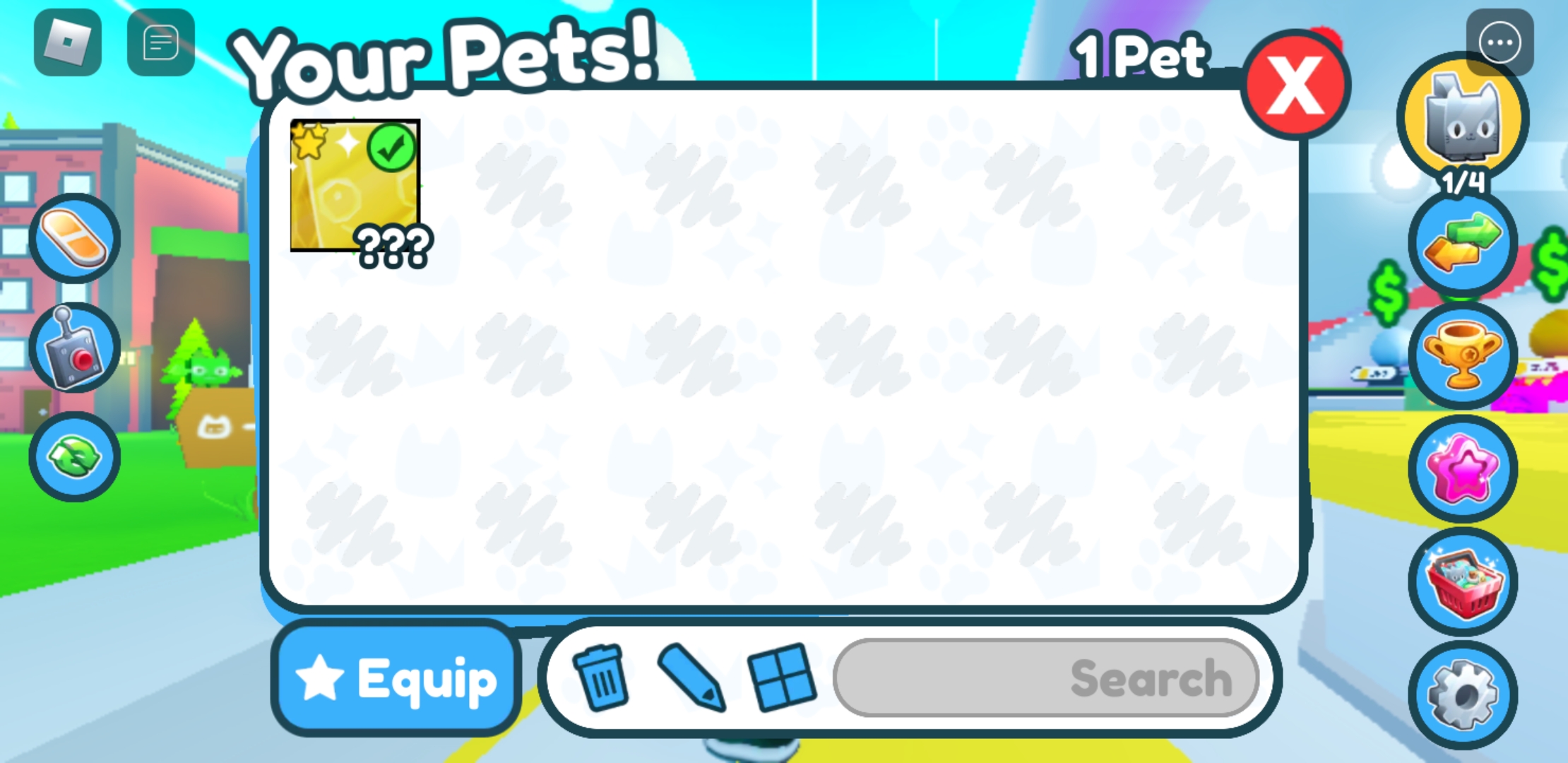 продажа предметов, вещей Пет в  Pet Simulator X (хьюг) - Предметы, вещи в Roblox