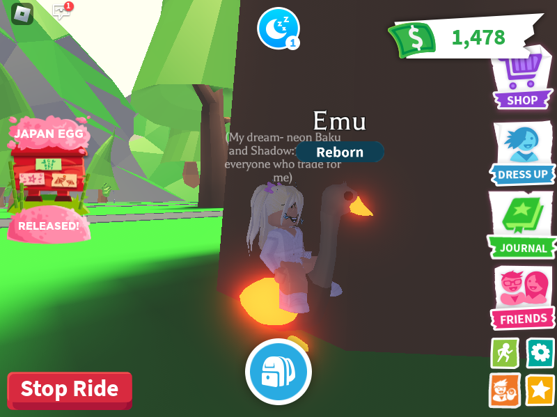 продажа предметов, вещей Неон райд страус - Предметы, вещи в Roblox