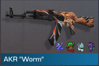 продажа предметов, вещей AKR "WORM" 💀🤡👻🧛 - Скины в Standoff 2