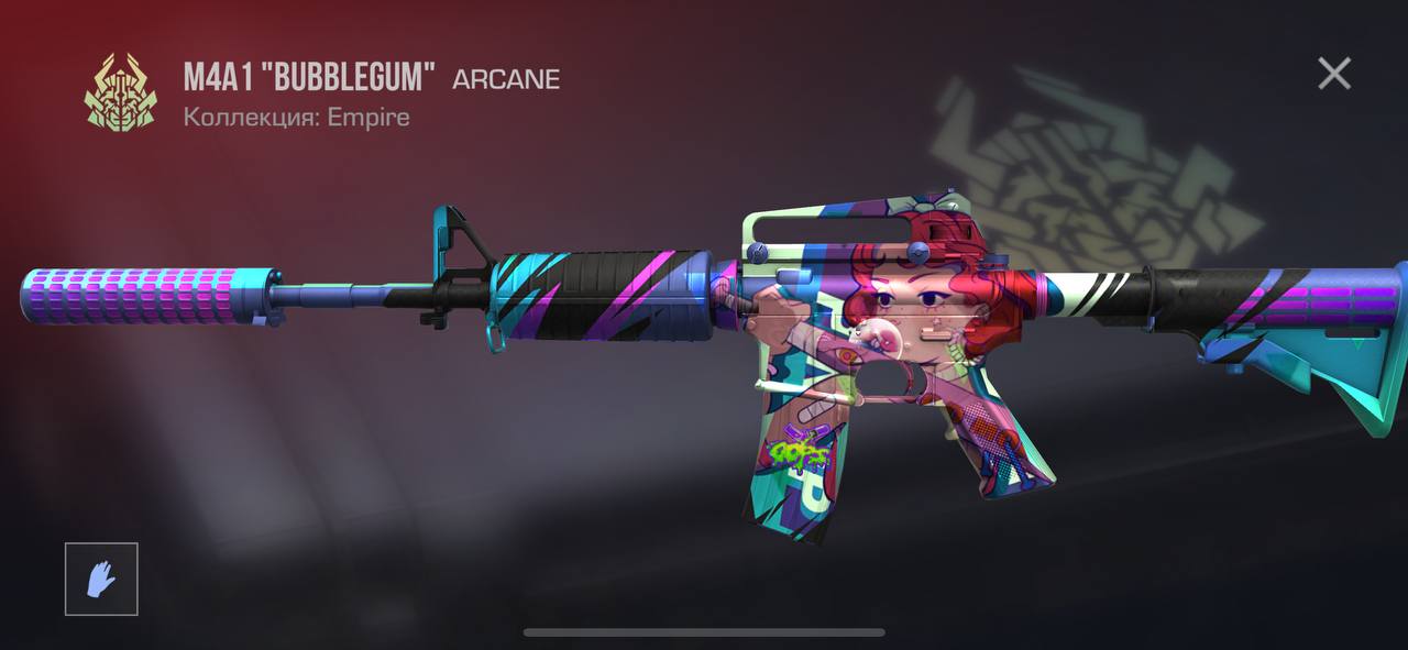 продажа предметов, вещей M4A1 "Bubblegum" - Скины в Standoff 2