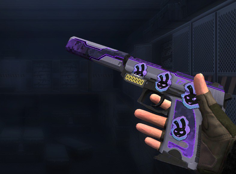 продажа предметов, вещей USP "Purple Camo" StatTrek - Скины в Standoff 2