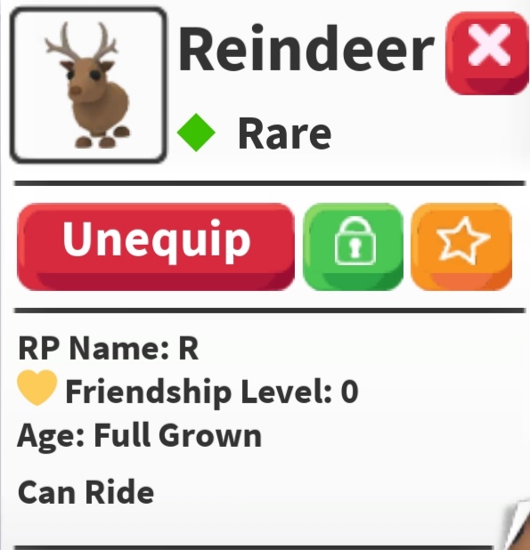 продажа предметов, вещей Raid Reindeer/Райд олень - Предметы, вещи в Roblox