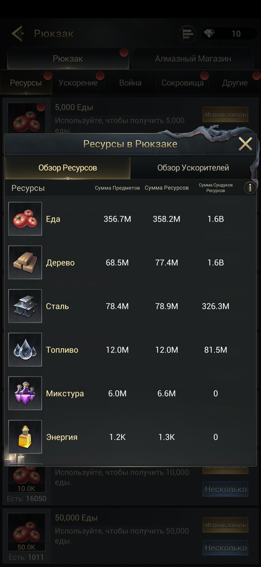 продажа предметов, вещей Продам ресурсы, цена договорная - Ресурсы в Myths of Moonrise