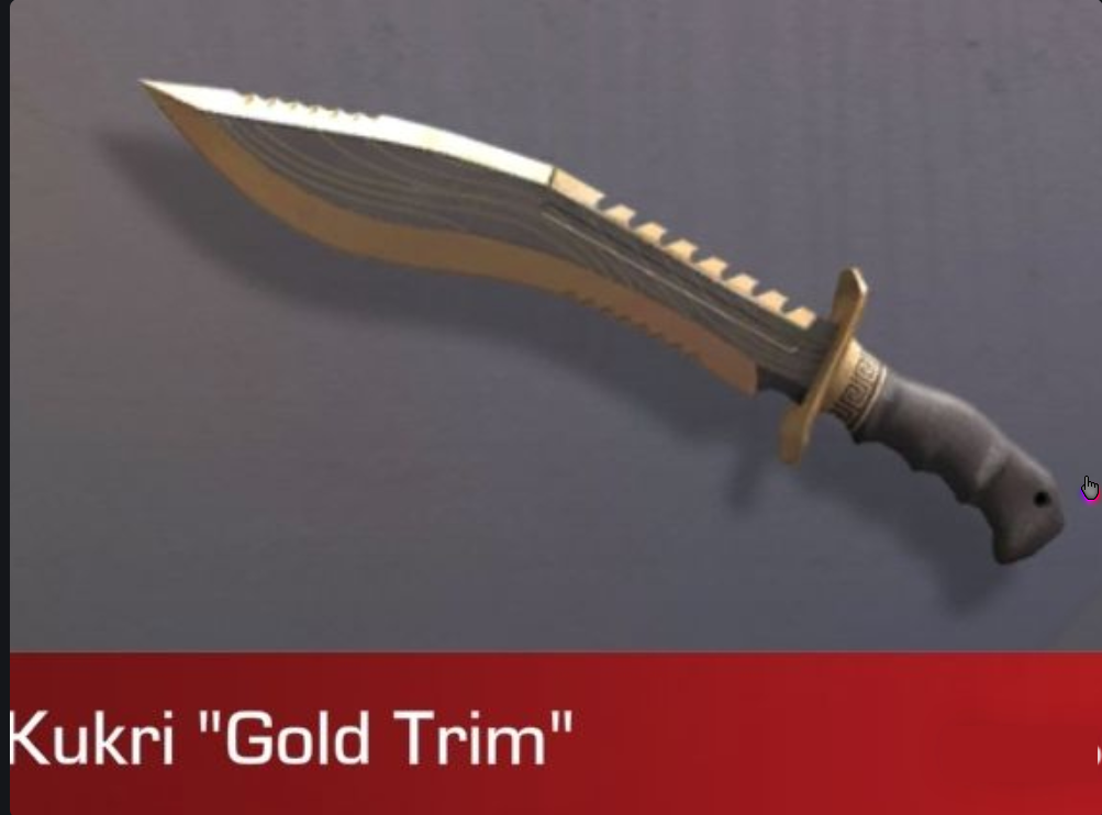 продажа предметов, вещей Kukri GOLD TRIM срочно продам - Скины в Standoff 2