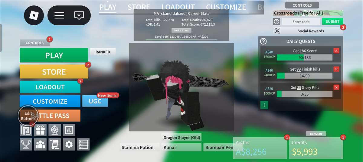 продажа предметов, вещей На моём аккаунте много вещей
Также есть прокачка в таких играх как blade ball(оружие за рб), combat warriors(369лвл), Evade 149лвл. Это больше девчачий аккаунт, но имеют... - Предметы, вещи в Roblox