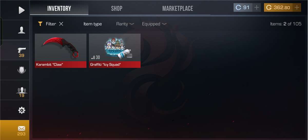 продажа предметов, вещей Продам скин - Скины в Standoff 2