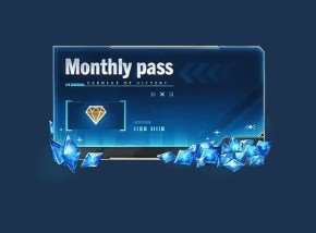 продажа предметов, вещей Месячный пропуск — выгодное вложение! Сразу получаешь 330 гемов, а затем 100 каждый день в течение 30 дней. Дешево и стабильно. - Гемы в Goddess of Victory: Nikke