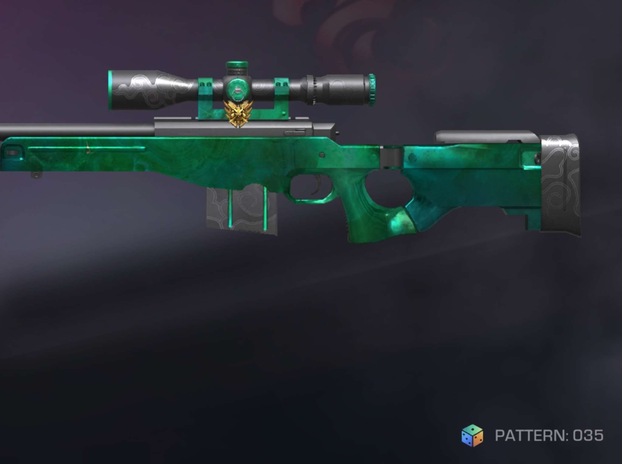 продажа предметов, вещей Покупка скина AWM Jade stone «Legendary» Pattern 035 - Скины в Standoff 2
