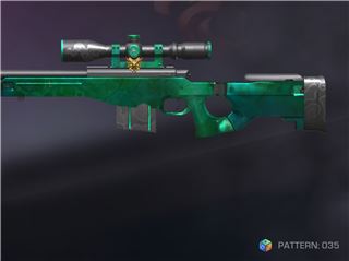 Покупка скина AWM Jade stone «Legendary» Pattern 035 в Standoff 2