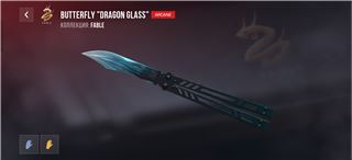 Продаю бабочку Dragon Glass по низу рынка. в Standoff 2