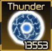 продажа предметов, вещей Thunder для прокачки оружия в игре Broken blade. цена = 500 предметов - Предметы, вещи в Roblox