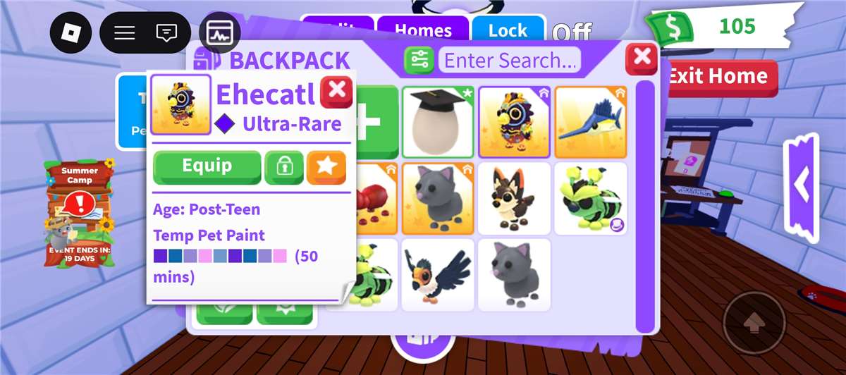 продажа предметов, вещей Продаю покрашенного Ehecatl с friend 0 - Предметы, вещи в Roblox