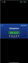 продам юз @bepimu за 200₽ или 100 звезд в Telegram (ТГ)