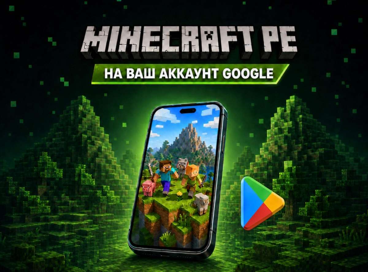 ⭐Minecraft PE❤️ для Android (НАВСЕГДА!!!) на ваш аккаунт Google play (любая цена на игру)


🛒 КАК ПРОХОДИТ ОФОРМЛЕНИЕ
1️⃣ Оплачиваете товар.
2️⃣ Отправляете в чат д... Minecraft