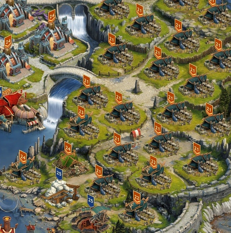 Гайд по быстрой прокачке Vikings: War of Clans - картинки