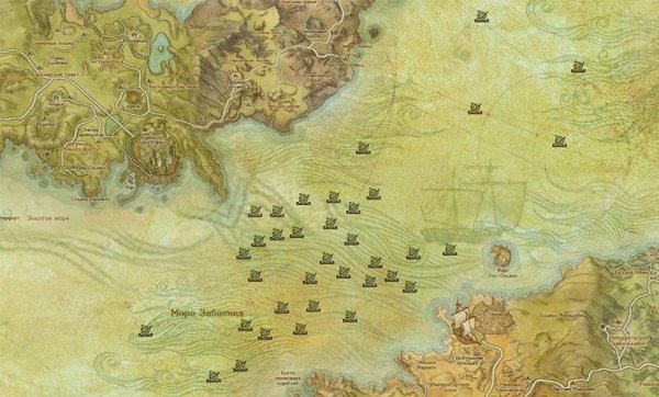 Поиск морских сокровищ